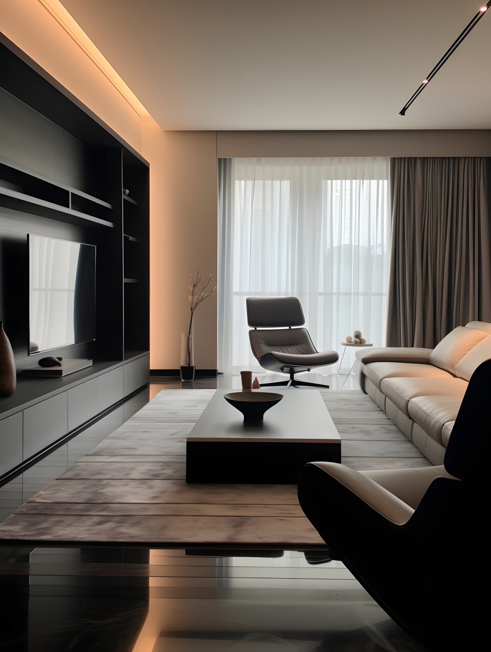 我的120平深色系小家,真香99  看到不少人说:深色系装修很不受待见!