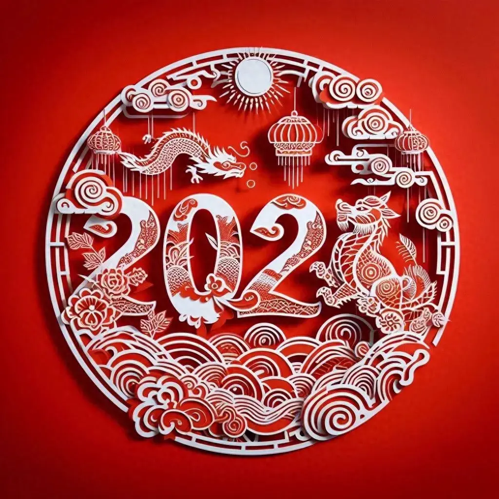 美图分享,龙年立体创意剪纸,带来一场全新的视觉体验
