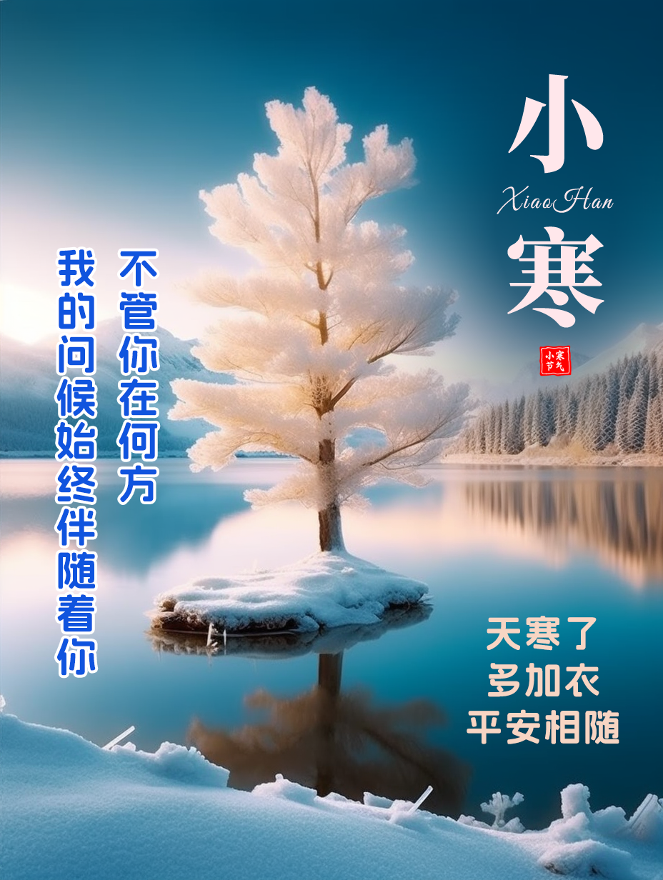 今日小寒,问候送给你,愿你幸福安康地度过这个严寒的冬天