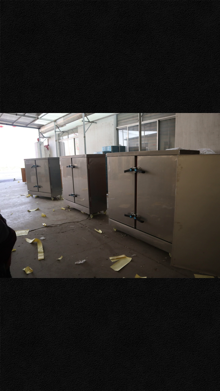 浙江食堂燃气蒸饭柜蒸米饭糊 蒸饭柜 24盘蒸饭柜 蒸饭柜米饭-度小视