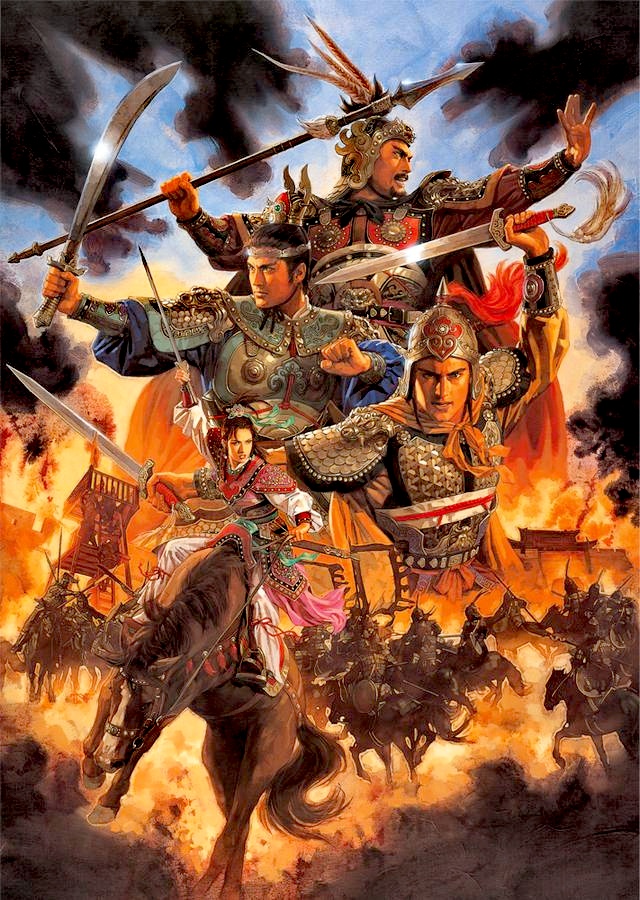长野刚《三国志》绘画作品欣赏