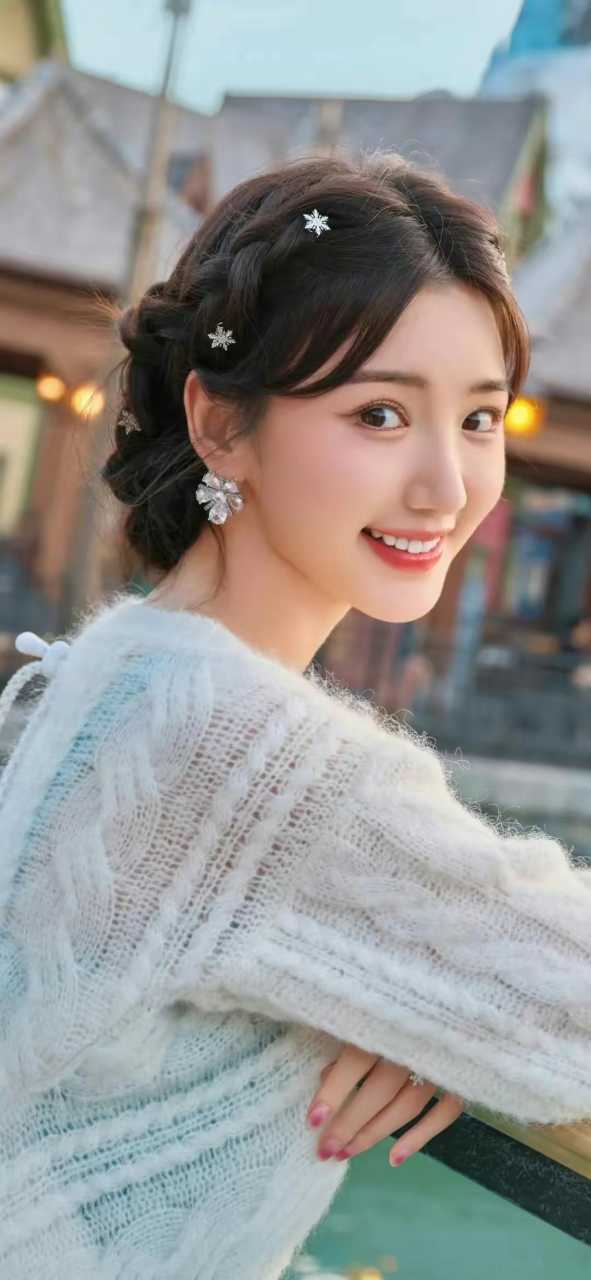 壁纸分享,笑起来特别美的毛晓彤 #跨年创作挑战赛