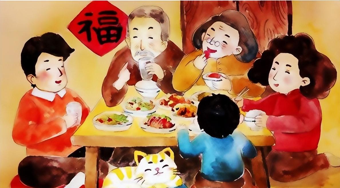 就比如過年的時候,餃子成為了北方人餐桌上必不可少的食物,全家人吃上