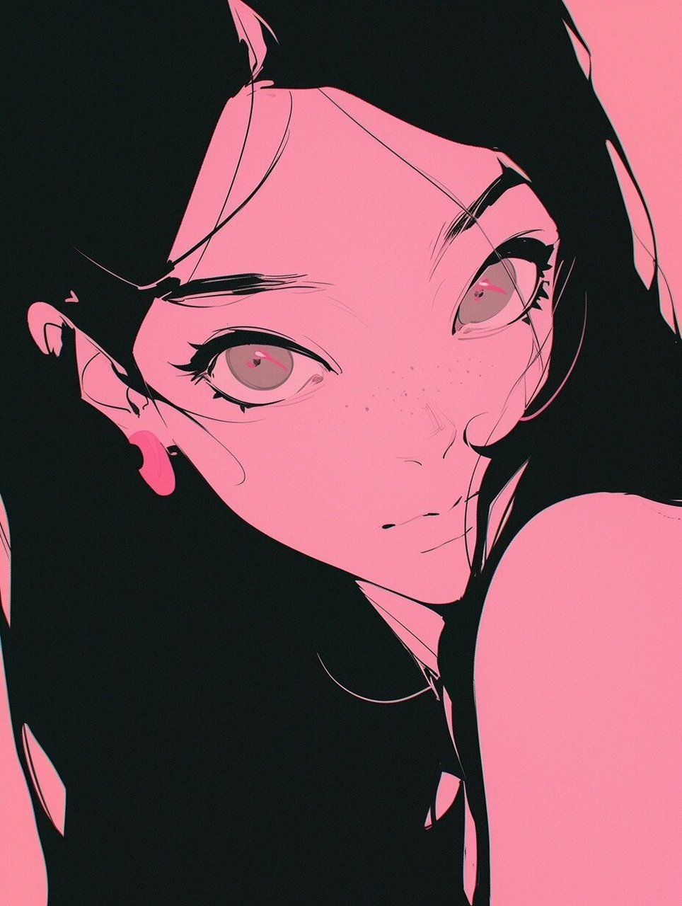 怪异的粉女生头像  分享一波粉色的女生头像