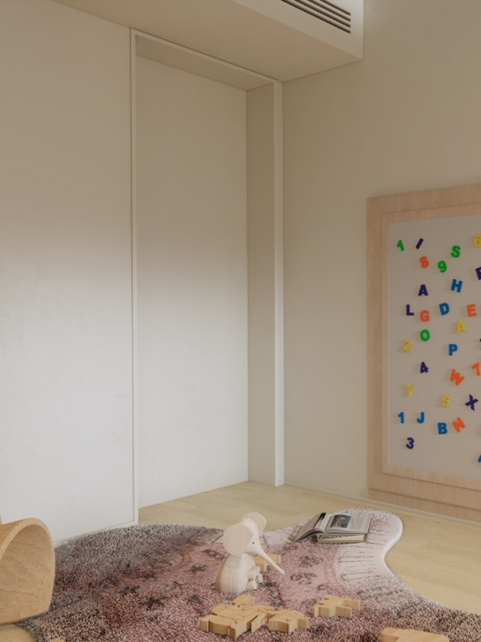 龙凤胎的儿童房设计  在孩子的成长过程中,为他们创造一个色彩丰富的