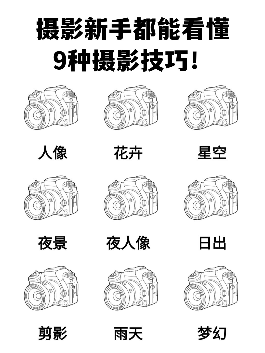 摄影师摄影拍摄技巧教程，技巧大全