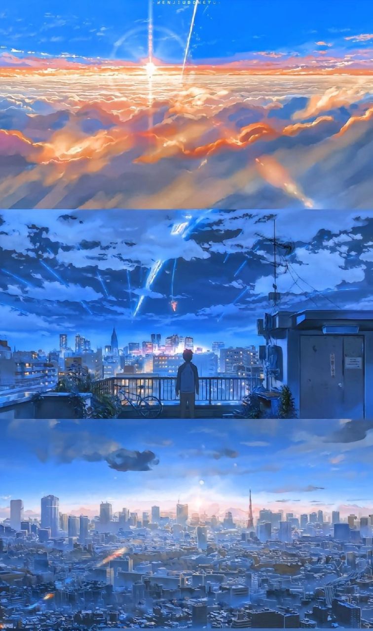 每一个画面都可以当壁纸的动漫——《你的名字》  大家好!