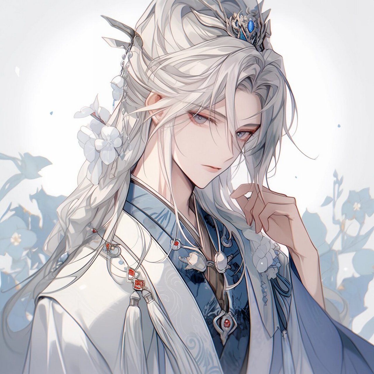 帅气男生头像贵族公子蓝色篇  蓝色系的头像希望大家喜欢