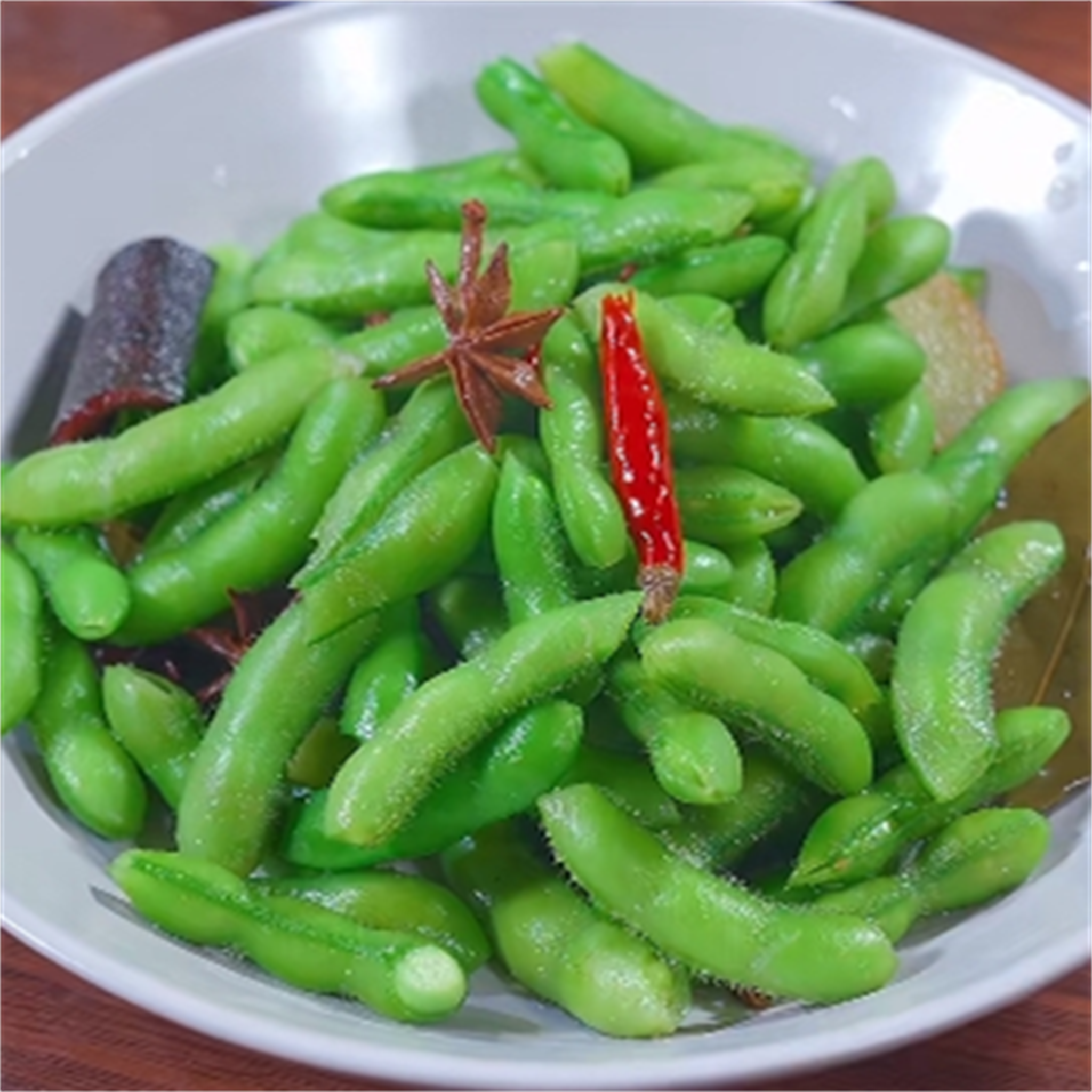 五香毛豆的水煮做法:客家人啊天教你在家制作香味浓郁的五香毛豆
