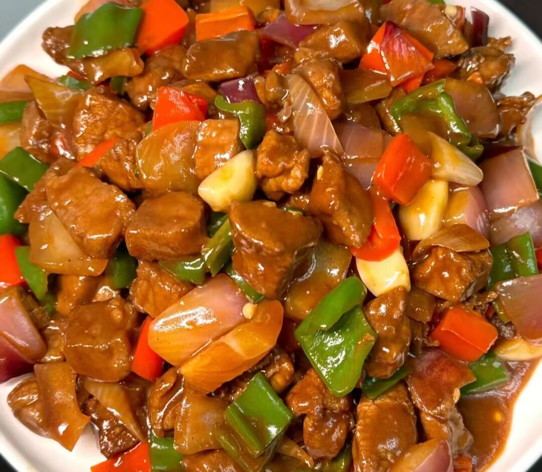 黑椒牛肉粒的做法