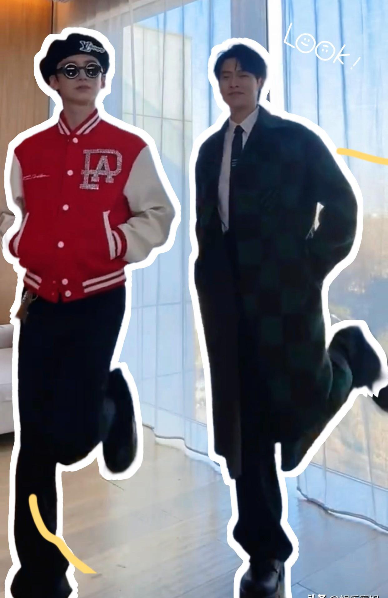 白敬亭魏大勋合拍舞蹈,超级欢乐!