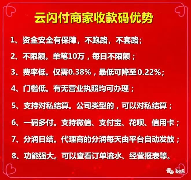 银联收款码(云闪付商家收款码)2024年招商政策