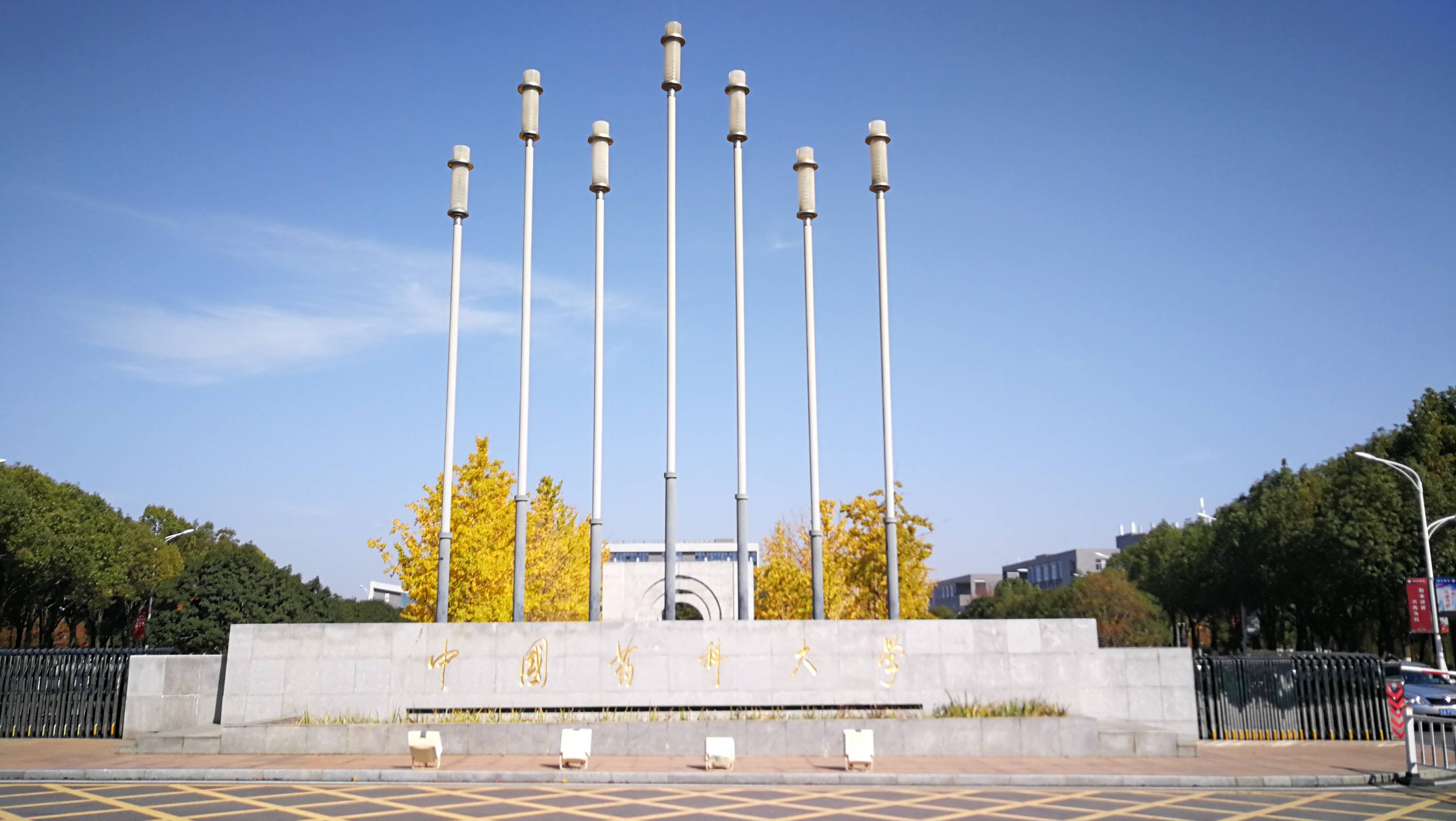 中国药科大学校门图片图片