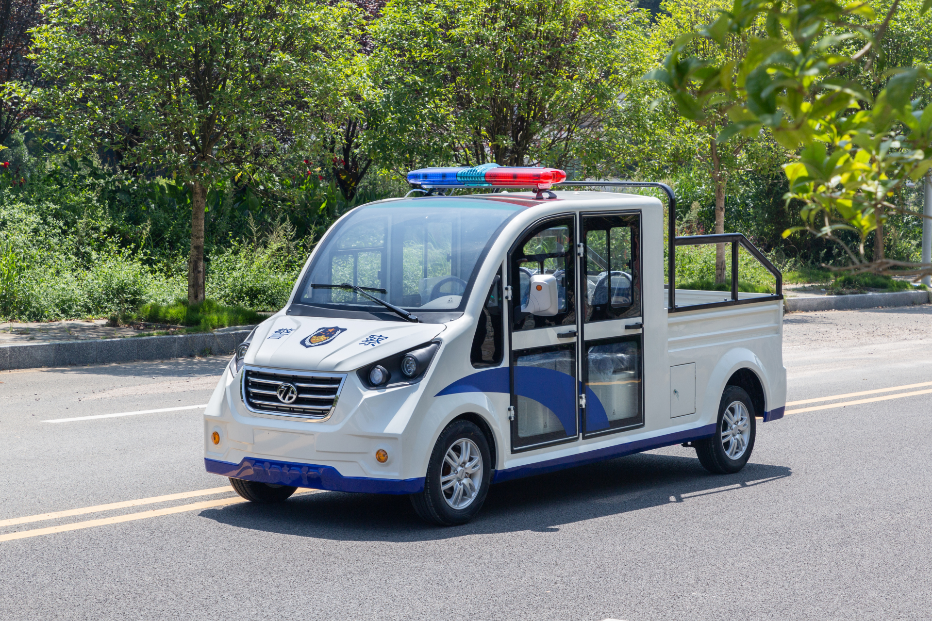 电动巡逻消防车,守护城市治安的新势力!