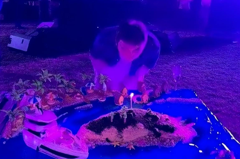 王思聪在三亚举办了36岁生日派对,派对奢华且备受关注
