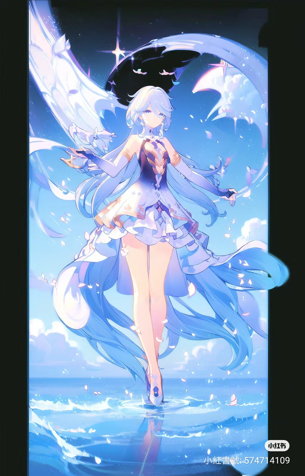 原神水神的好看壁纸