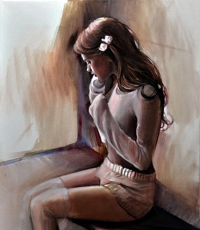 波兰艺术家emiiia wilk艺术人体女体油画鉴赏