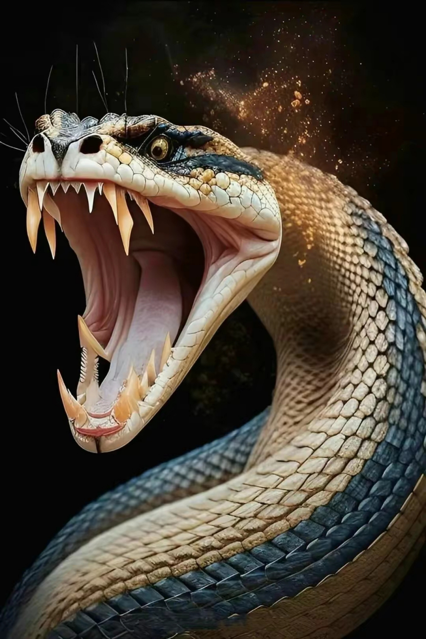 壁纸分享,蛇的毒牙,使人不寒而栗 #跨年创作挑战赛