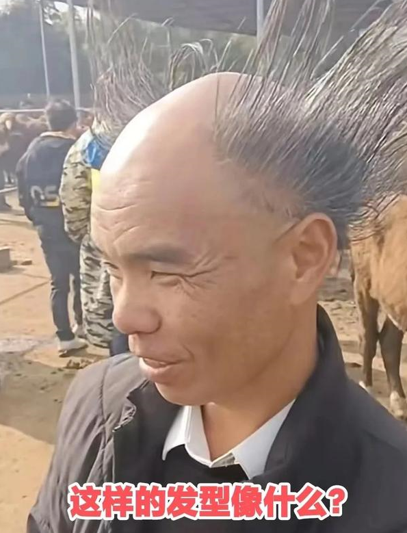 贵州男子留"雷震子"发型遭围观,路人:整个牛市场就你最"牛"