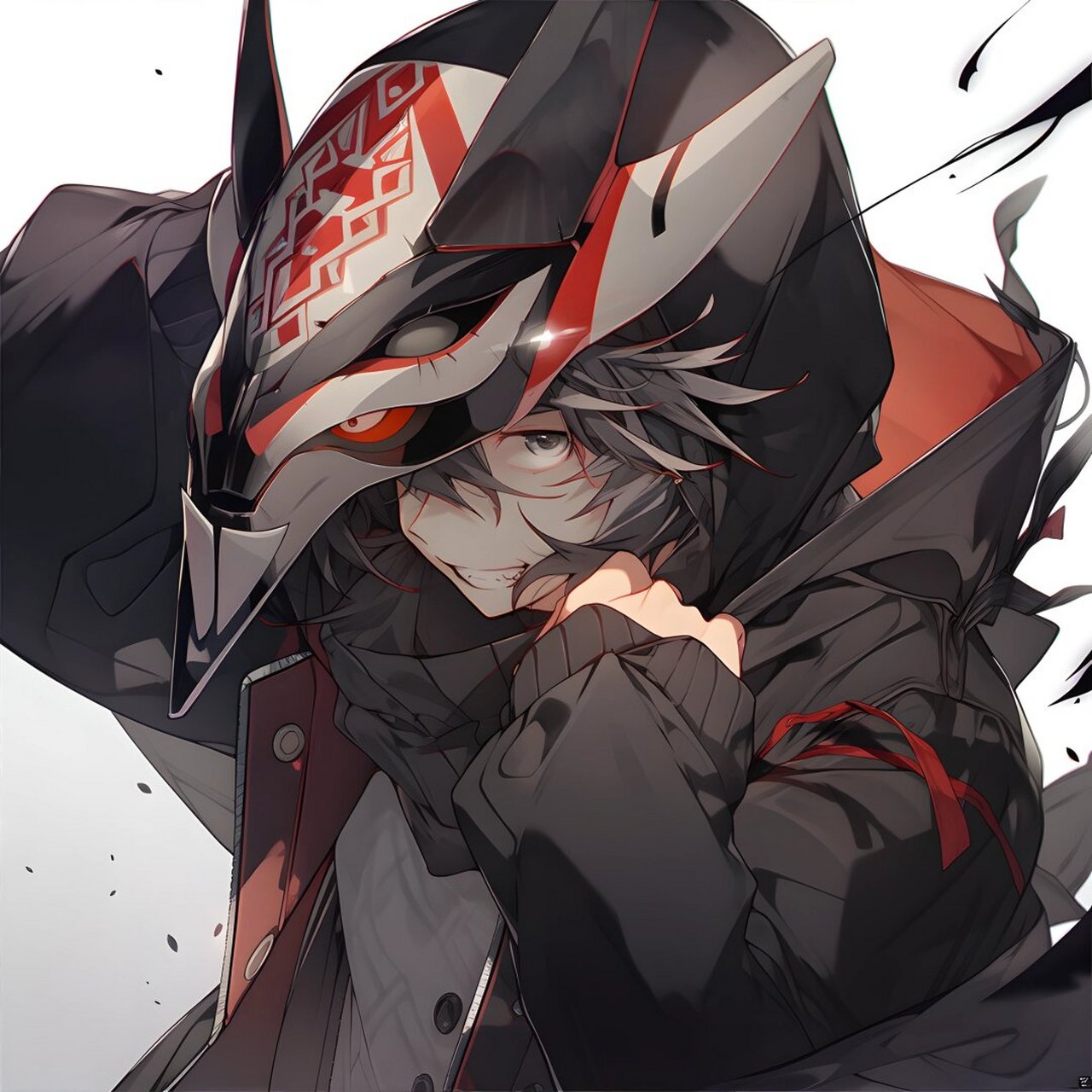 一组暗黑风格男头  喜欢刺客风格的你,一定会爱上黑红配色的时尚魅力.