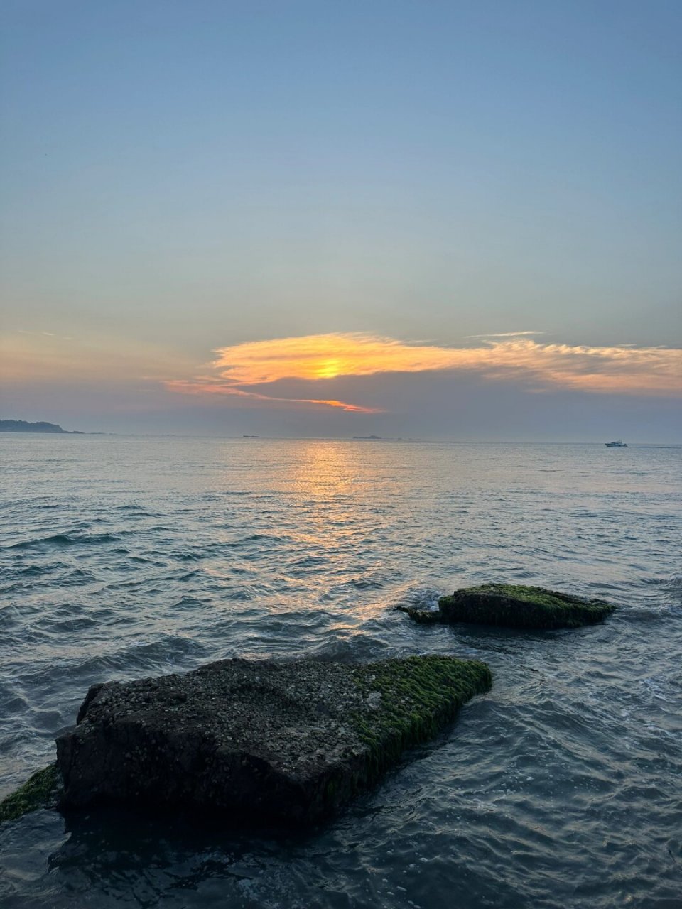 长岛九丈崖绝美日落  长岛九丈崖景区,非同一般的国内美景!