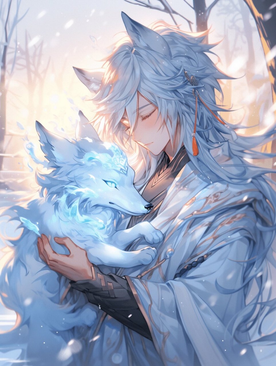 雪域少年(动漫男头壁纸)