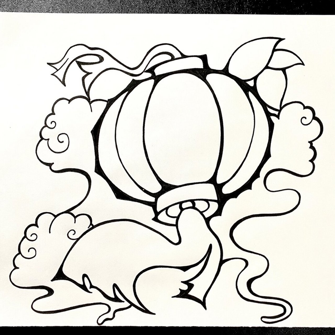 黑白装饰画|单体练习打卡 8/100  素材精选:灯笼  本期,我们聚焦于