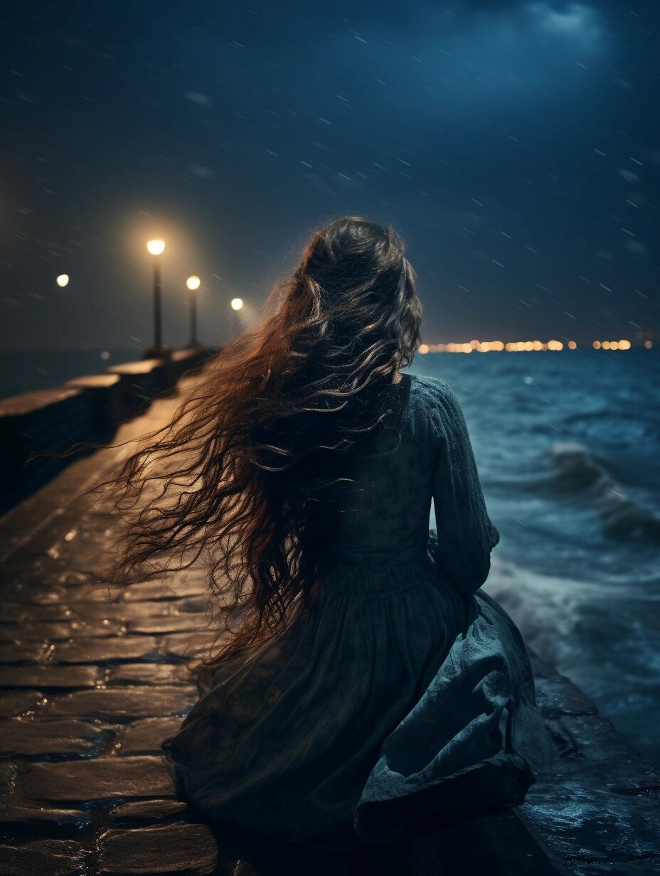 伤感 夜景情绪 人像 背影 .@小叶子爱学习的动态