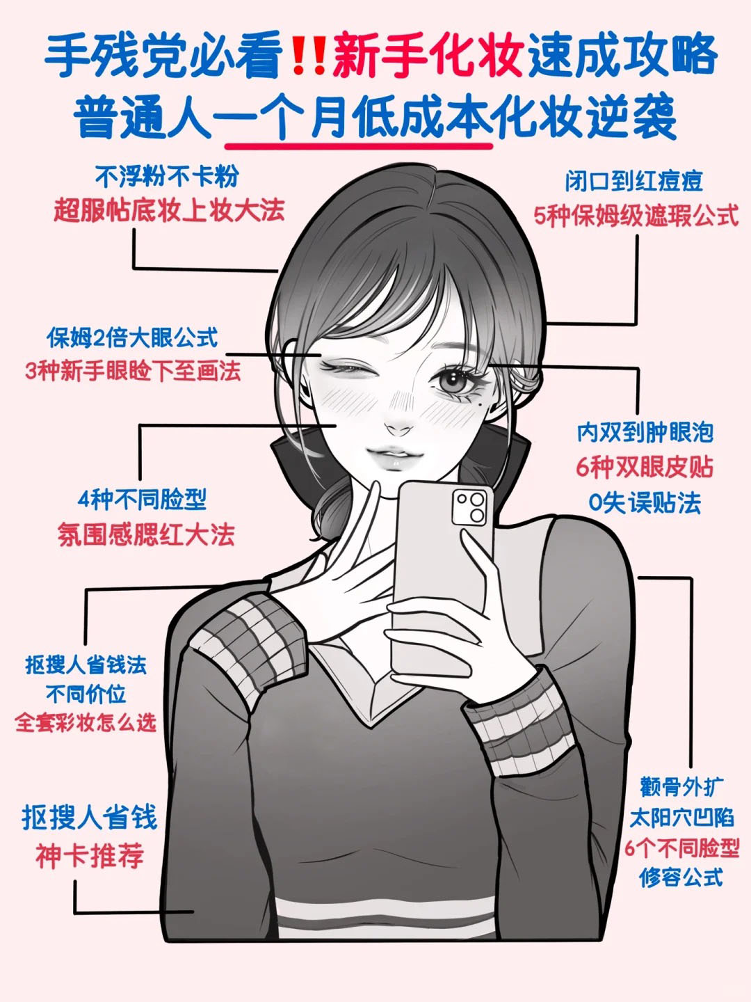 保姆级新手底妆服帖不脱妆大法! 浮粉? 卡粉起皮?厚重脱妆?