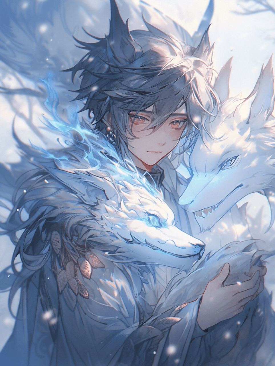 雪域少年(动漫男头壁纸)