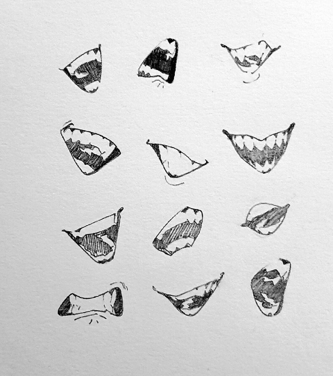 每日练习分享 94送上一组精选手绘嘴巴素材 9490助力您在绘画