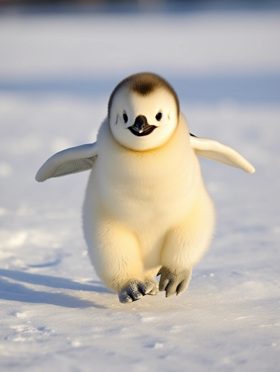 宝宝❤️企鹅🐧宝宝,慢慢跑  作为生活在南半球各大洋的水生