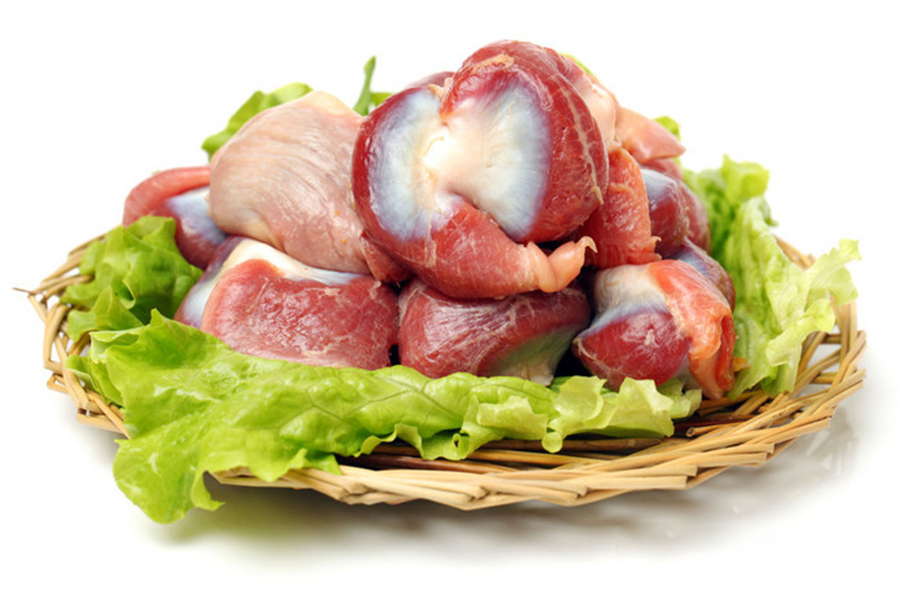 鸡胗,又称鸡肫,是鸡的胃脏,负责储存和消化食物.