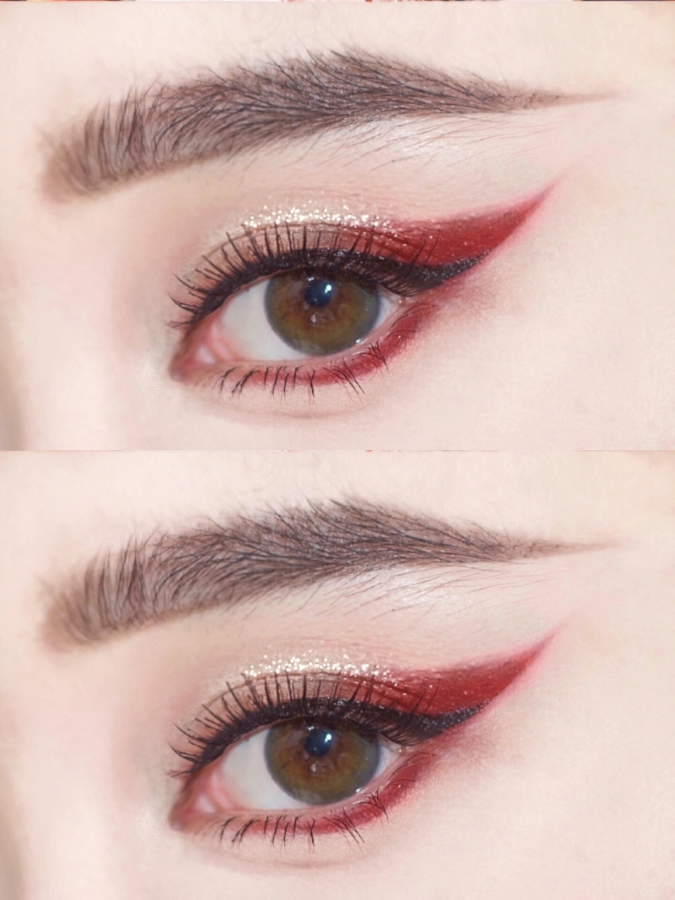 杨幂狐妖小红娘仿妆 ,酒红色魅惑感狐系妆  大幂幂狐妖小红娘真是小