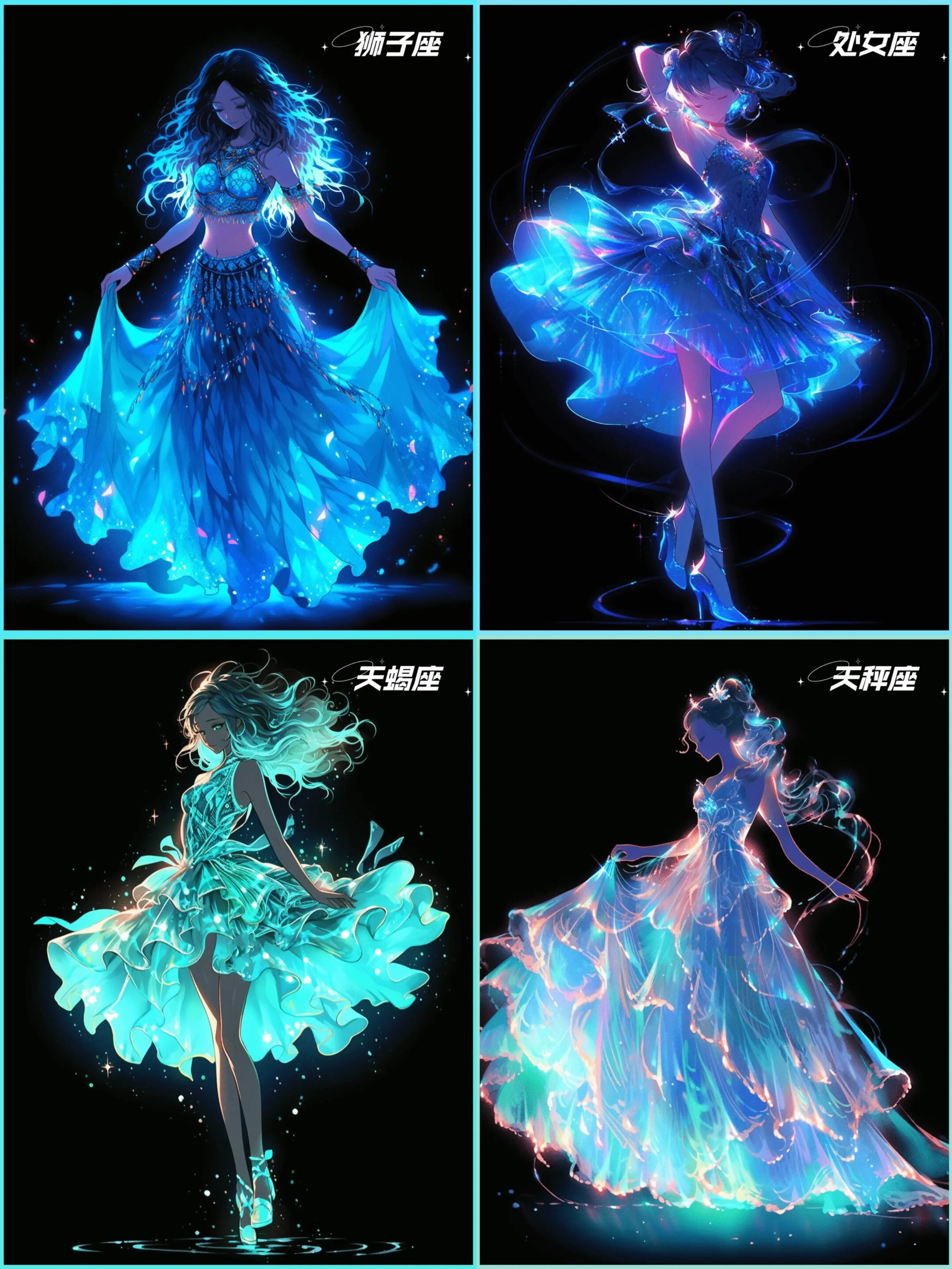 十二星座夜光仙女裙真的好美.@明天星座运势的动态