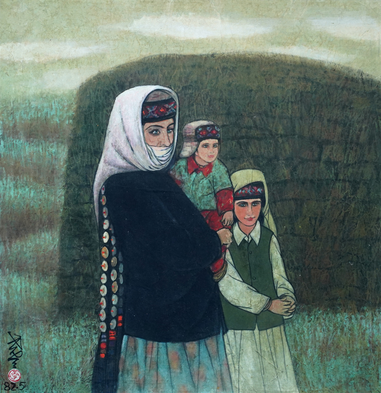 极尽绚烂而又归于沉静——读李尧天先生新疆风情重彩画作品有感