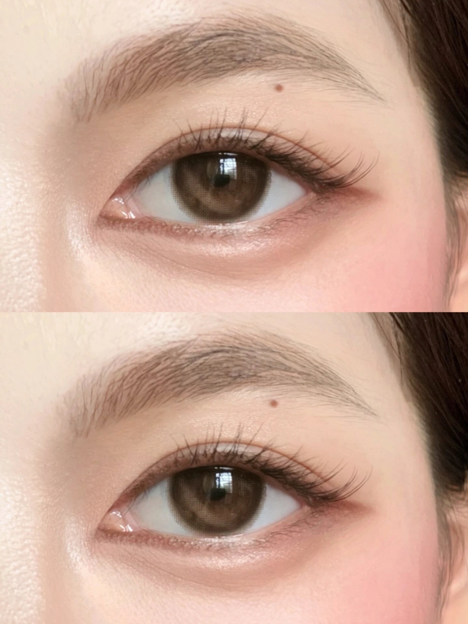 jennie氧气感裸妆,伪素颜眼妆教程  妮封面这个妆,整体造型轻妆上阵