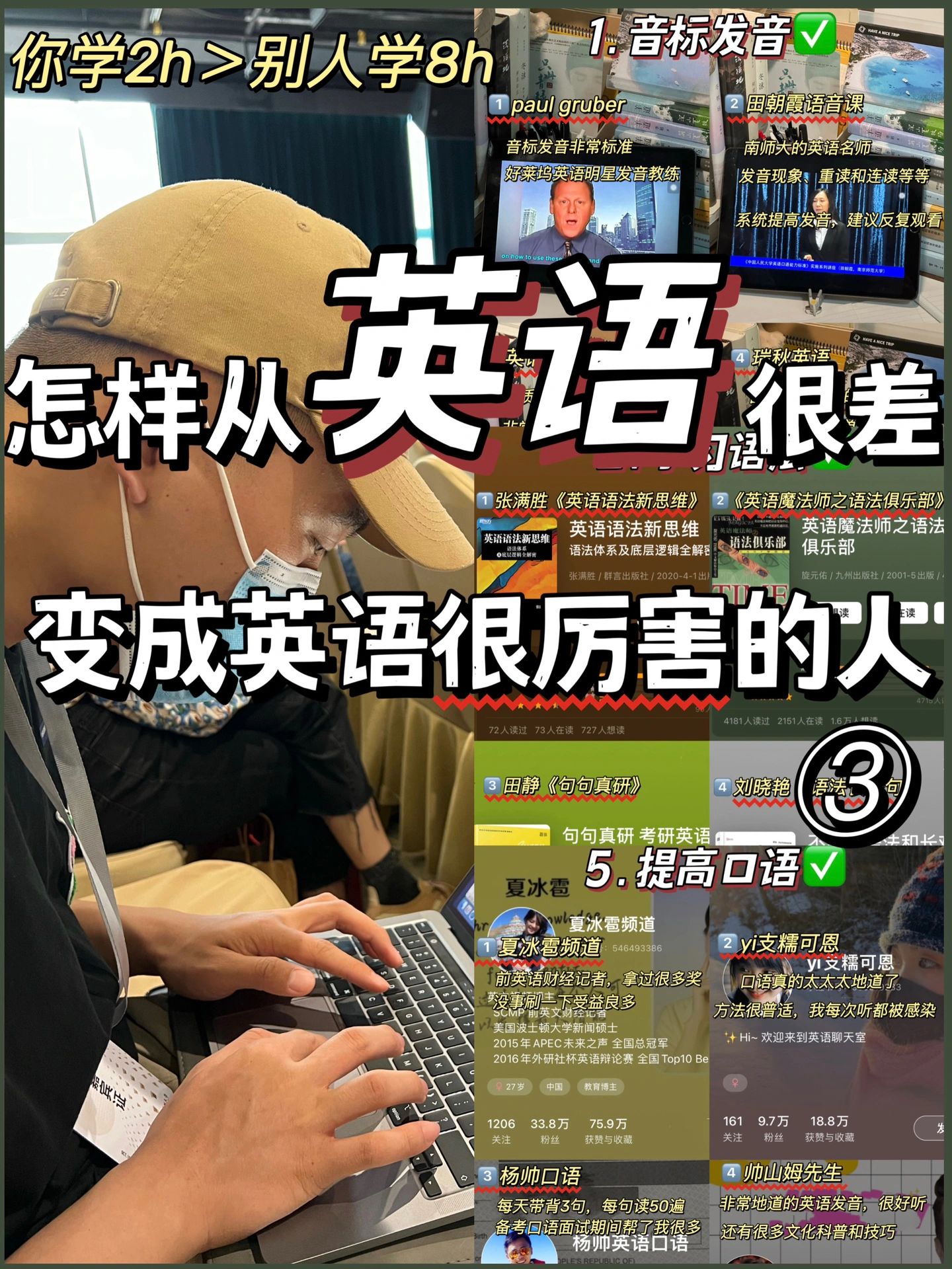 刚进大学时,我学英语遇到很多问题 听力差,英语课听不懂,不会回答问题