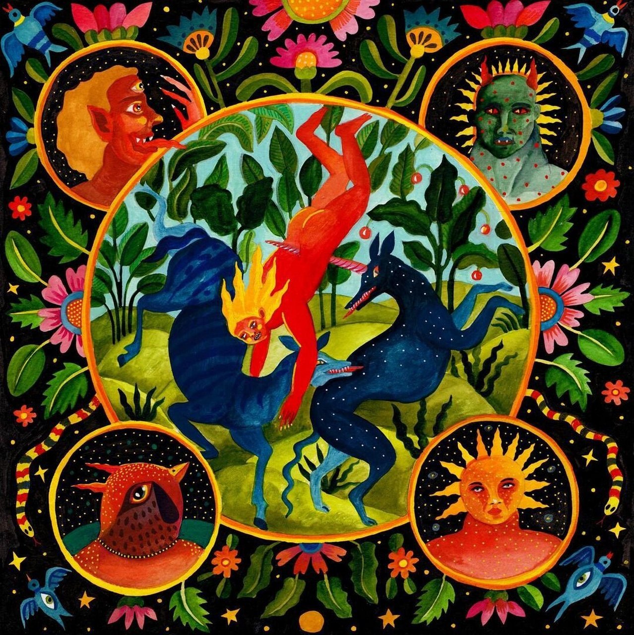 神爱众生,亦爱万物  嘿,你们知道艺术家插画师aitch吗?