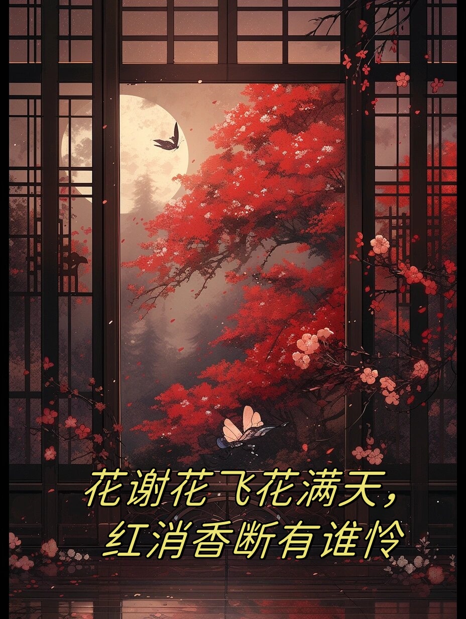 花谢花飞花满天,红图片