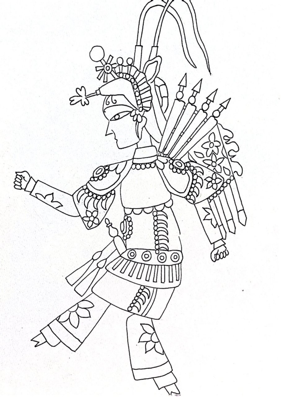 创意美术/儿童画/中国传统文化/皮影戏  皮影戏,也被称为影子戏或灯影