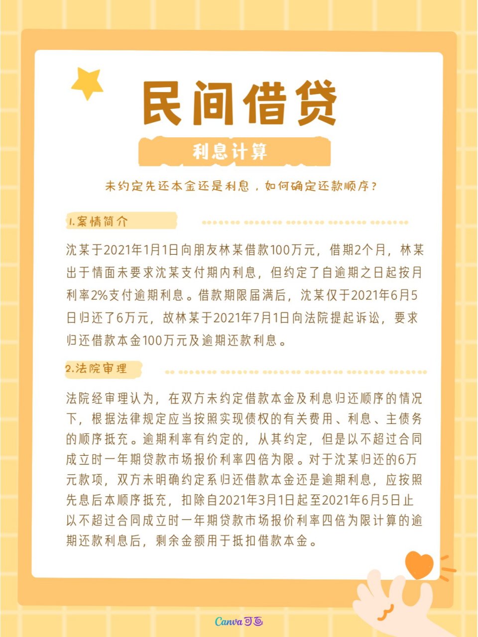 本文通过案例分析,帮助大家了解利息常见问题和最新法律规定,欢迎点赞