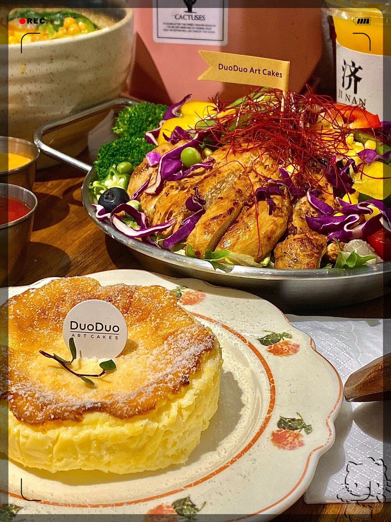 店名duoduo art cakes 地址明湖东路787号保利大明湖一区6号