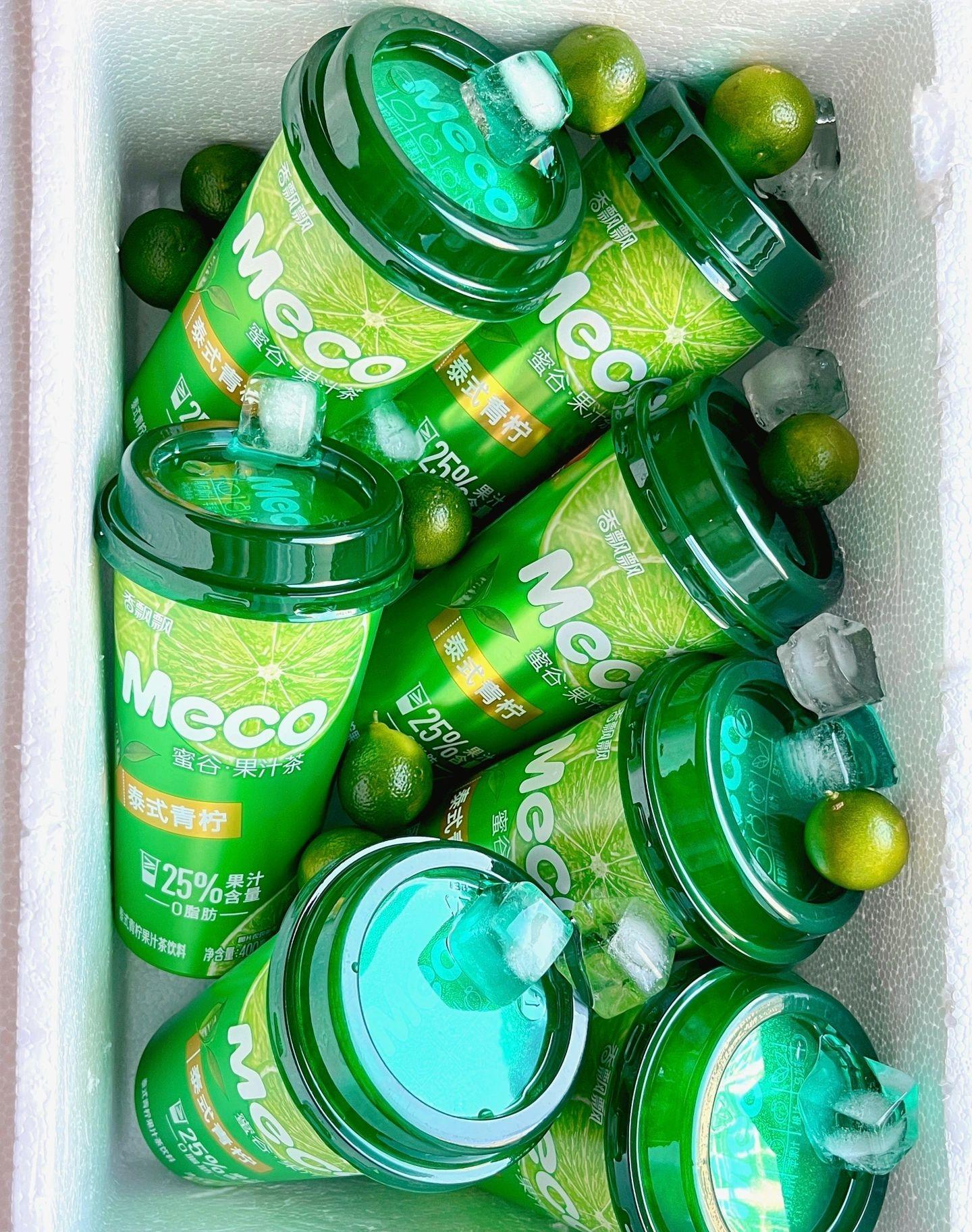 让我再囤一箱 数不清喝空多少箱了 这个夏天冰箱里的meco果汁茶没断过