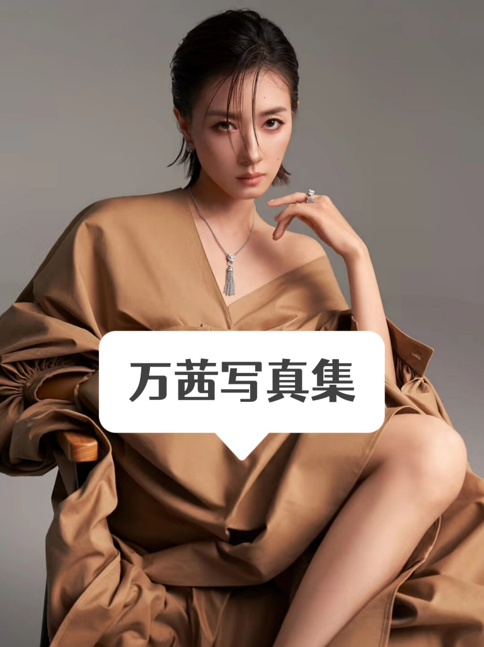 万茜写真集  万茜的美,独具韵味,令人回味无穷.