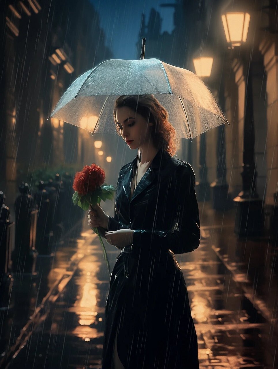 在雨夜的背景下,伤感的情绪被放大,让人们更能体会到那种深沉的哀愁