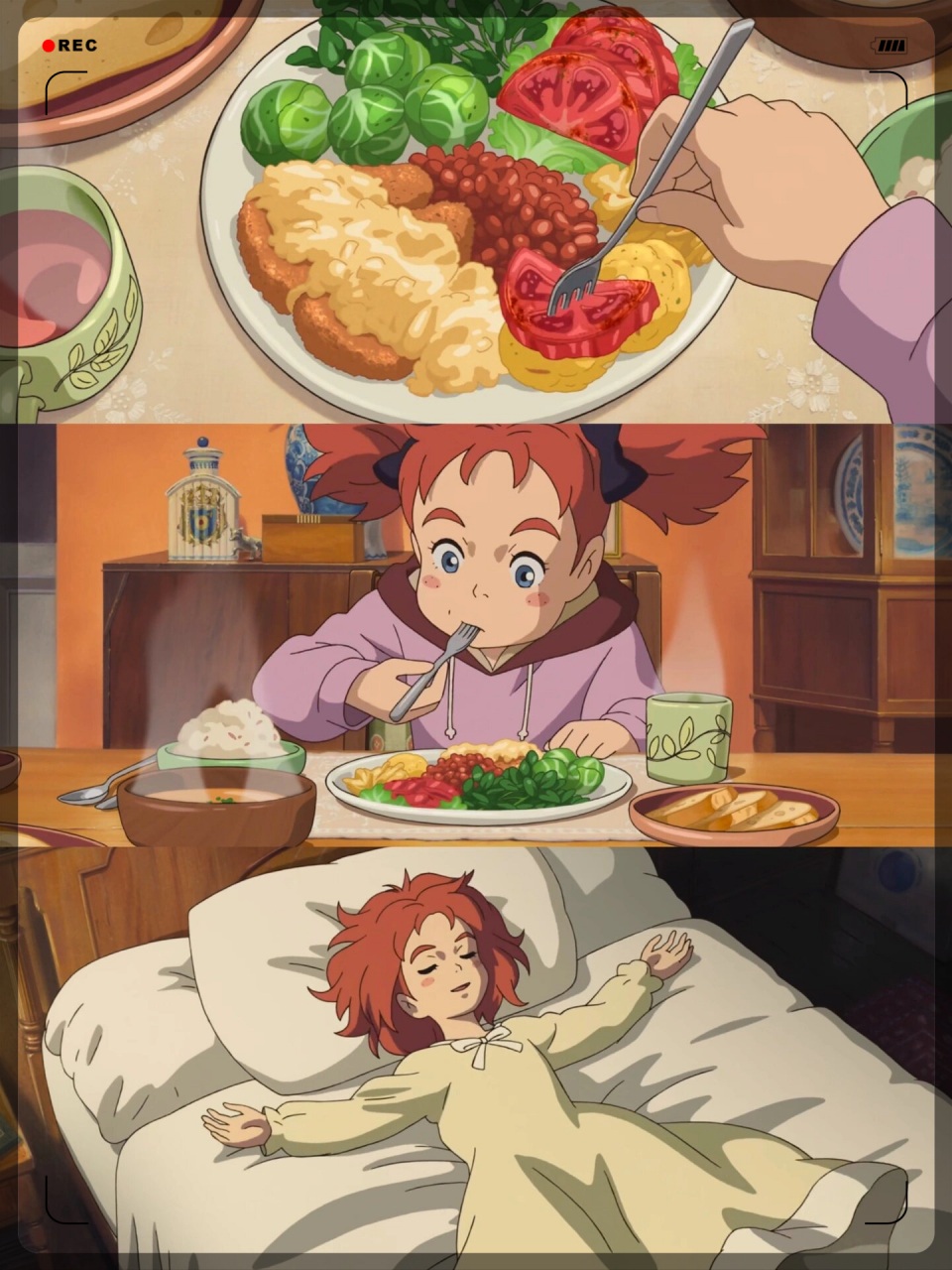 冷门吉卜力动画 画风真的太唯美啦  94片名:《玛丽和魔女之花》 在