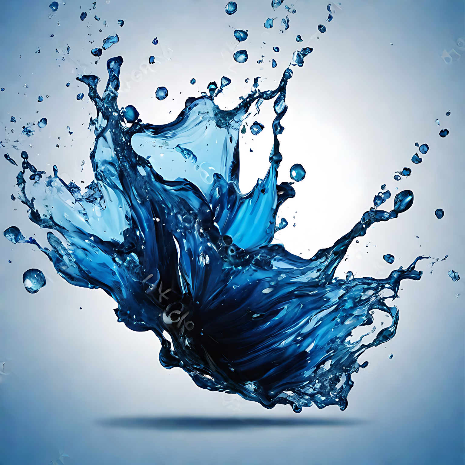 水珠跳跃,如精灵嬉戏,舞姿优雅,动态十足