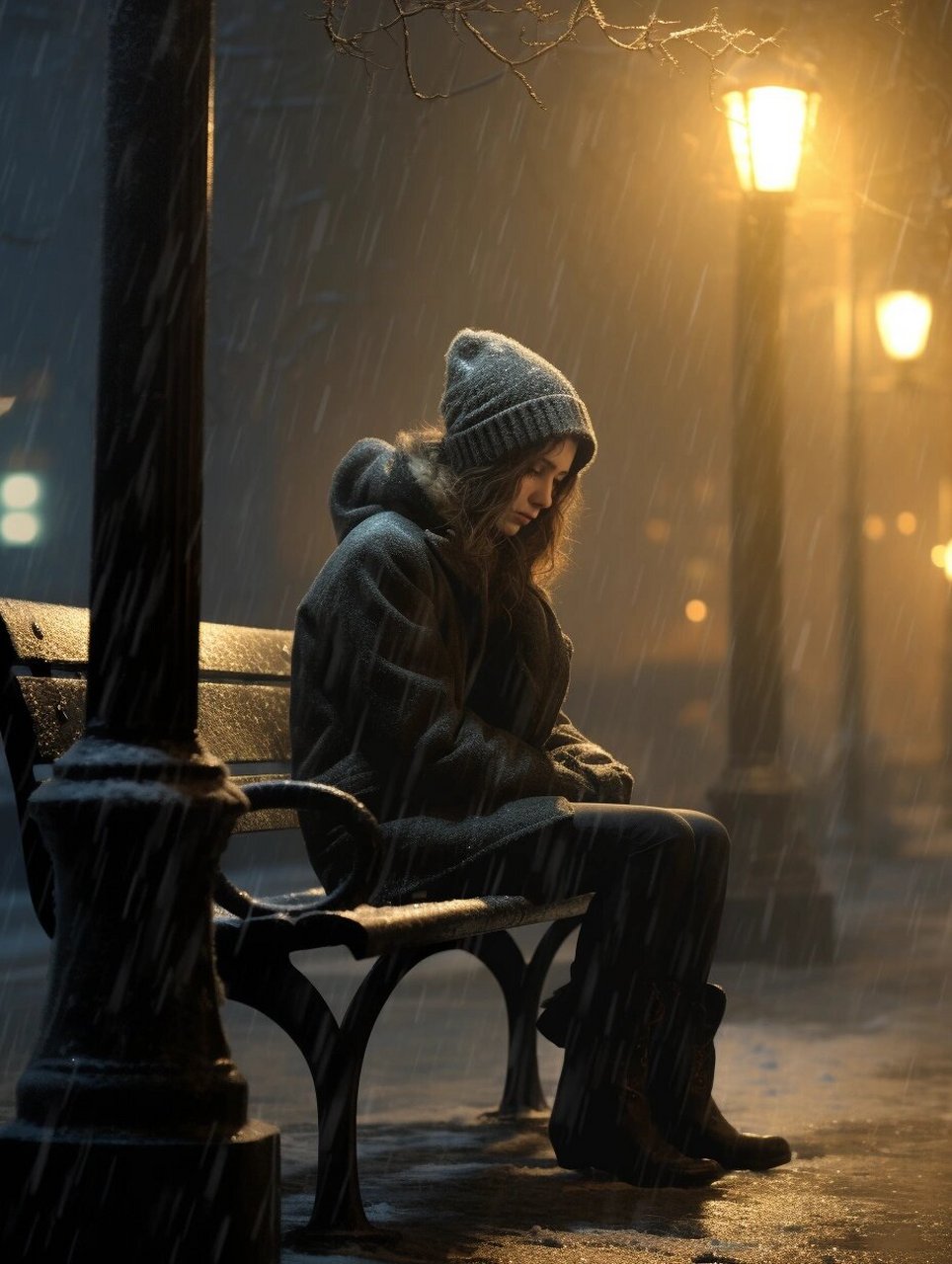 夜景情绪  孤独的时候你会想起谁