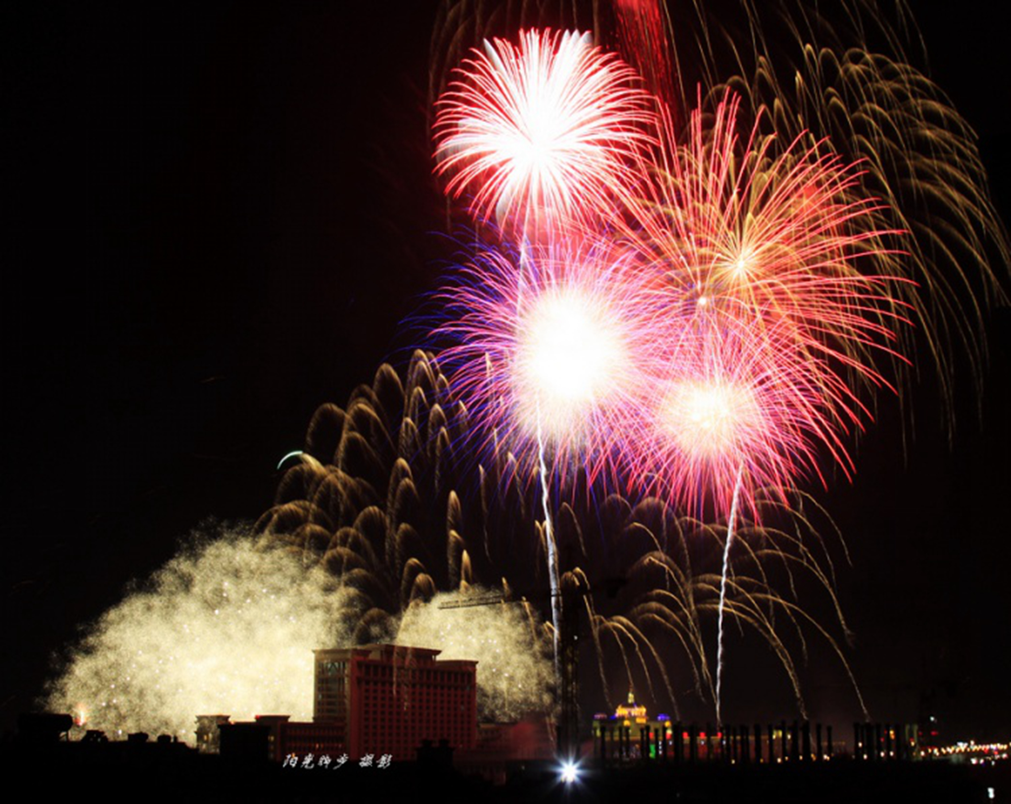 新年烟花集锦(原创摄影)